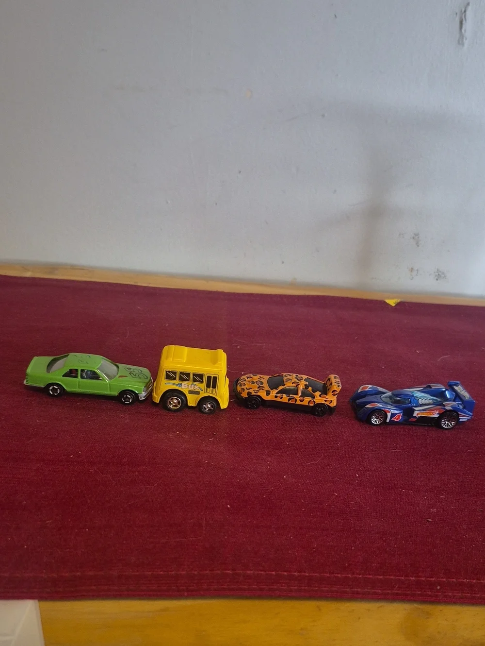 Assorted Kids Toy Cars Pack - Green, Yellow, Orange, Blue